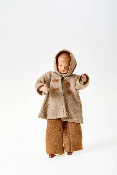 istock Vintage puppet, blond woman 1181664809