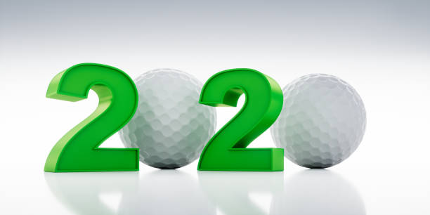 2020年ゴルフテーマ - 18th hole ストックフォトと画像