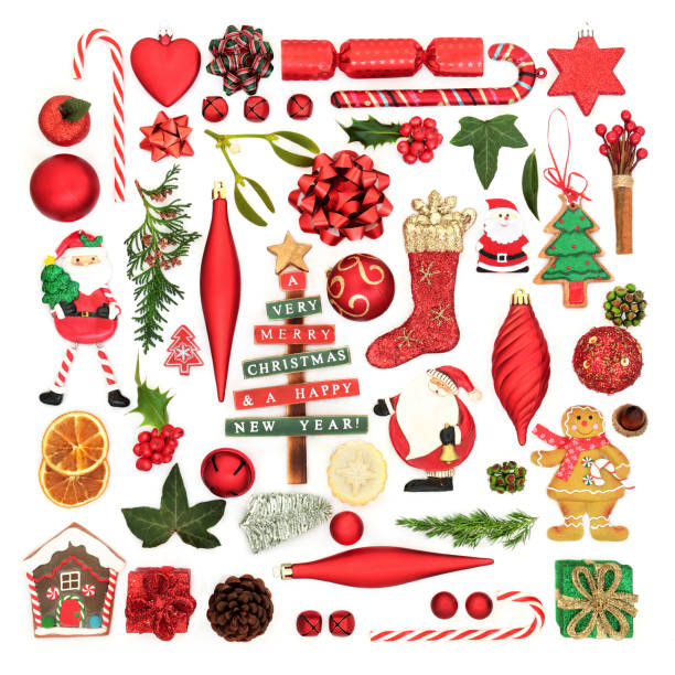 istock Christmas Tree Decorations and Symbols 1181666922