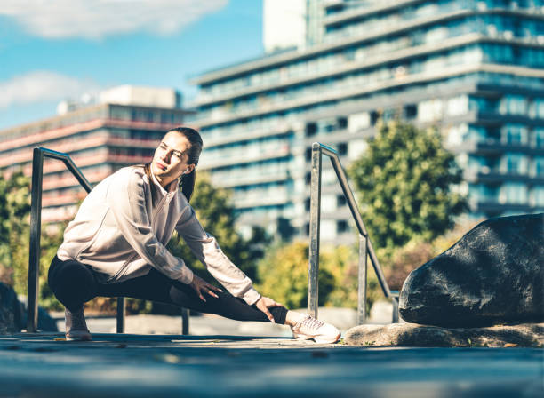 istock Fitness in city park 1181668764