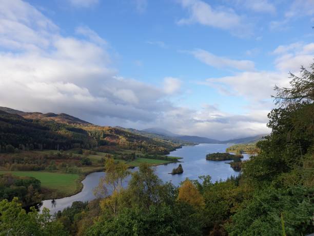 istock Scottish lake and hills in autumn 1181669355