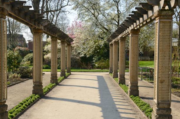 istock Footpath at garden in Leuven 1181671861