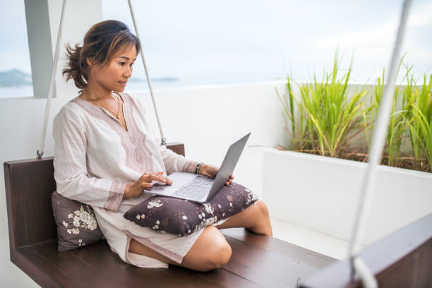 istock Thai family using technology in their everyday live. 1181671987