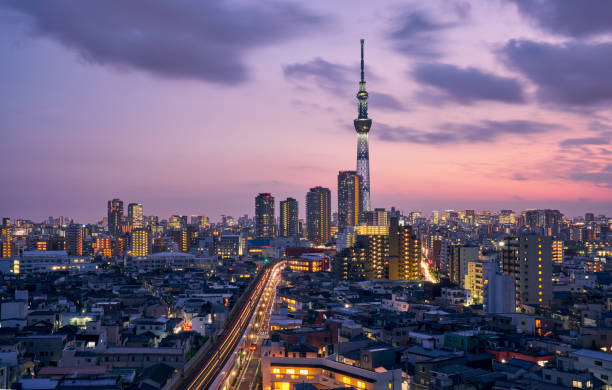 istock TOKYO SKYTREE and Tokyo cityscape 1181674332