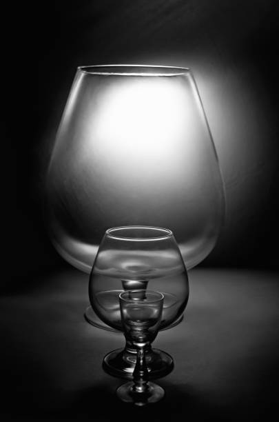 istock glasses in black and white 1181675837