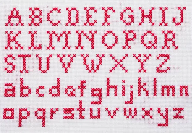 Photo of Alphabet Cross Stitch Sampler