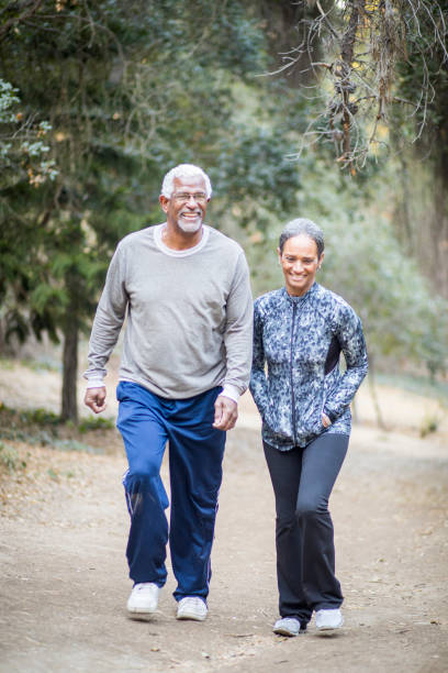 istock Senior African American Couple Jogging 1181684677