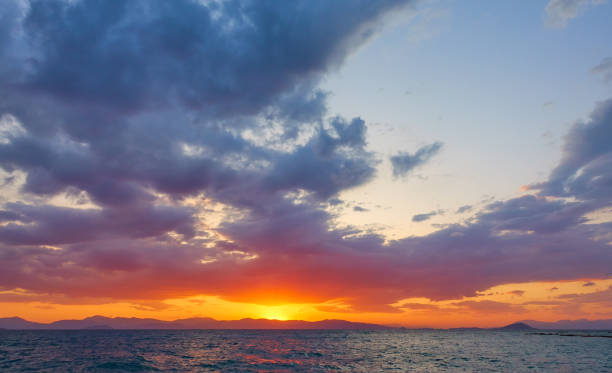 istock Beautiful sundown over the sea 1181688115