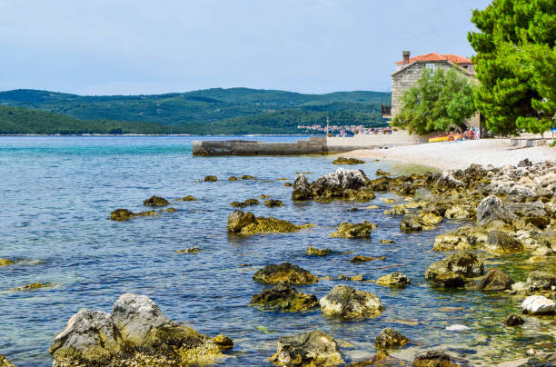 Orebic beach, Peljesac peninsula, Croatia.