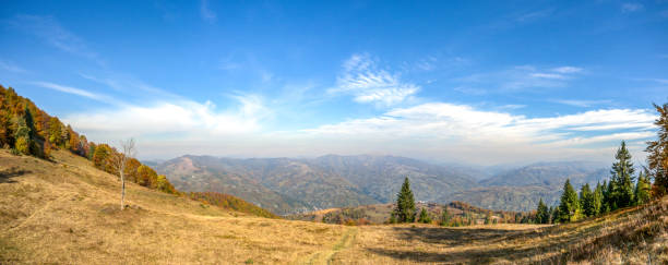 istock Autumn day in the Carpathian mountains 1181693956