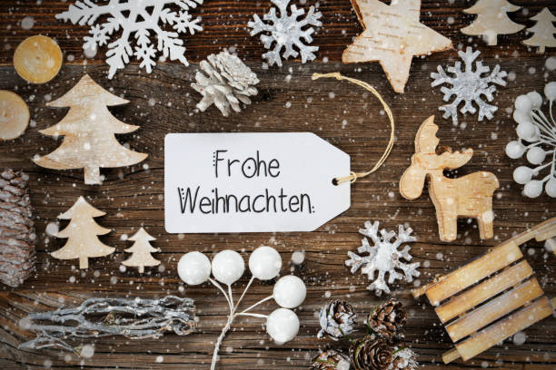 istock Label, Frame, Decoration, Merry Christmas, Snowflakes 1181694381