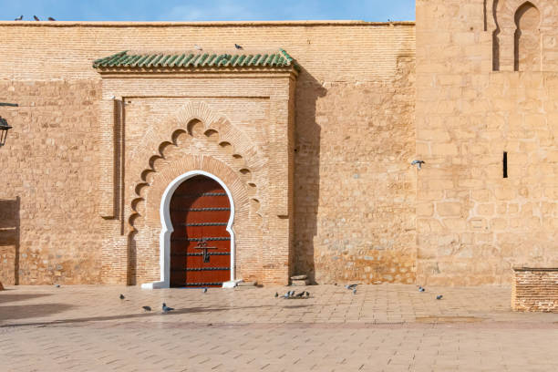 istock Kutubia mosque door in Marrakech. Morocco 1181694467