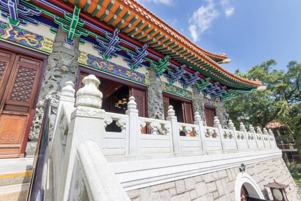 istock Po Lin Monastery and Big Buddha Hong Kong 1181698259