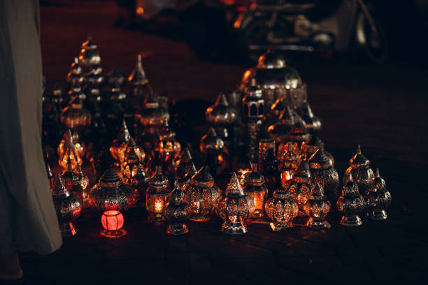 istock Moroccan lamps at the bazaar 1181701320