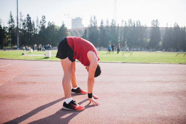 istock Man is running at outside 1181703328