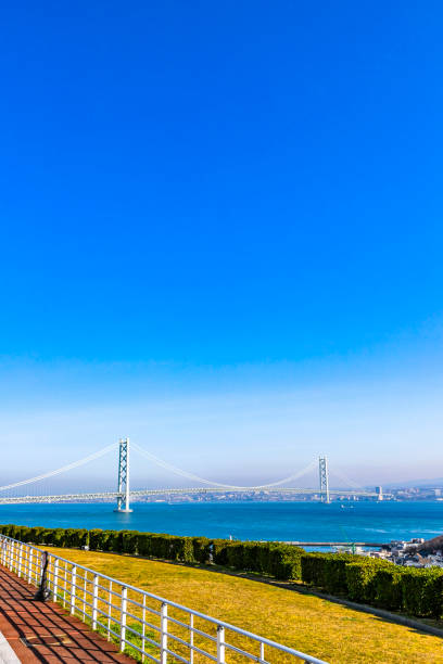 Akashi Ohashi with blue sky