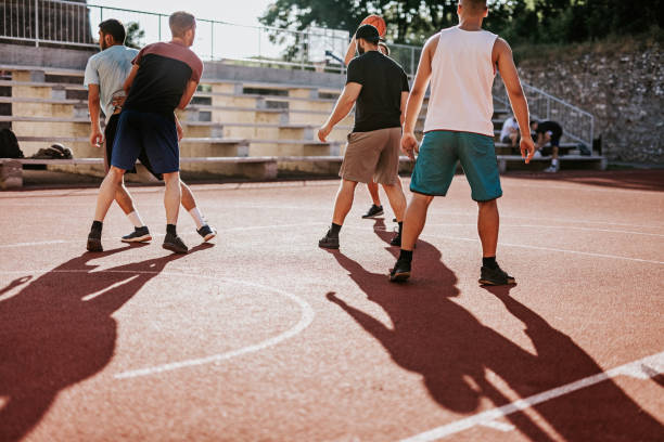 istock Men playing basketball 1181712036