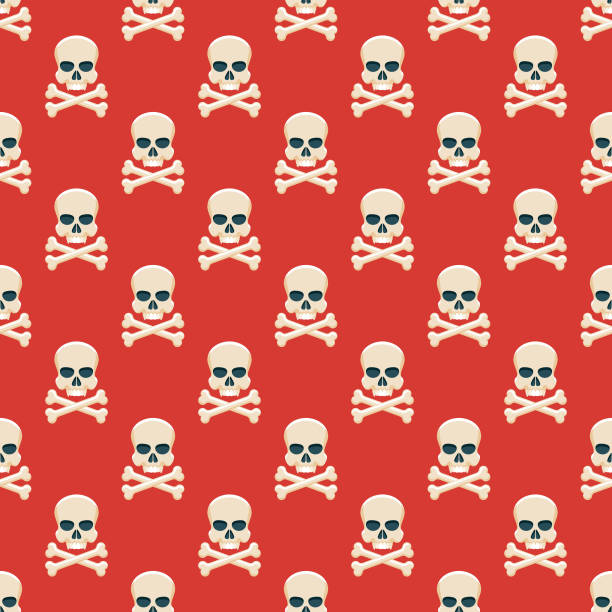 Crossbones Pattern 5,500+ Skull And Crossbones Wallpaper Stock Illustrations, Royalty-Free ...