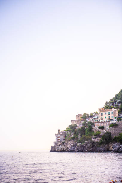 amalfi coast, marmorata - marmorata imagens e fotografias de stock