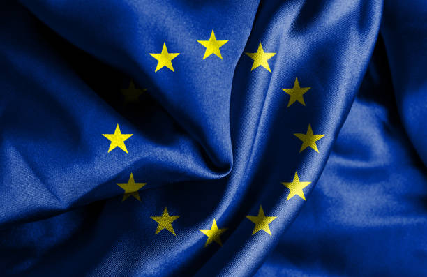 istock Europe Union Waving Flag 1181715647