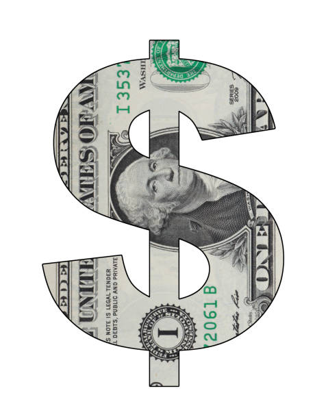 istock A US Dollar sign showing a section of a one dollar bill with clipping path 1181716407