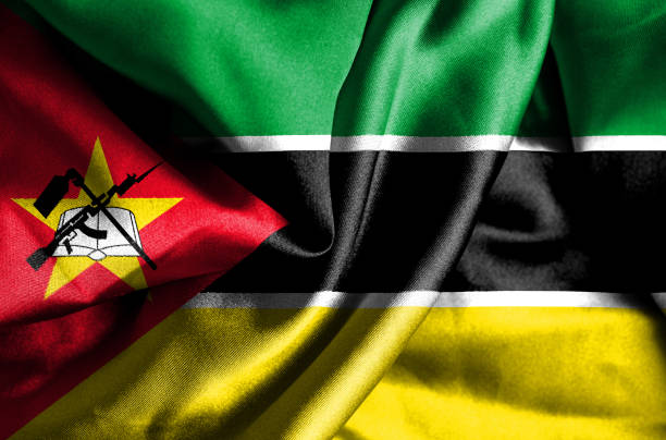 istock Mozambique waving flag 1181719253