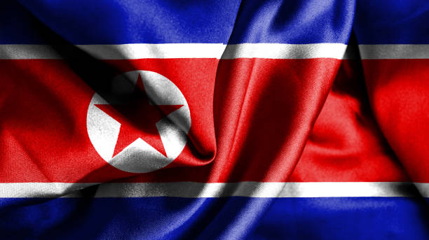 istock North Korea waving flag 1181719333