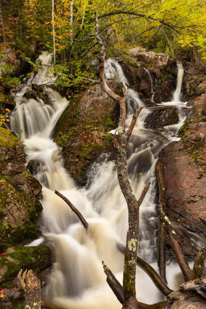 istock Tischer Creek Cascading Waterfall In Autumn 1181719362