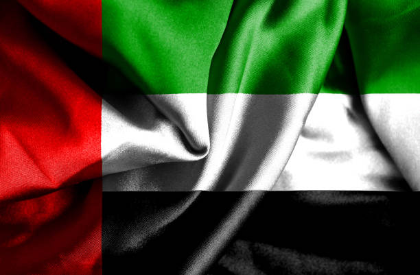 istock United Arab Emirates waving flag 1181720233