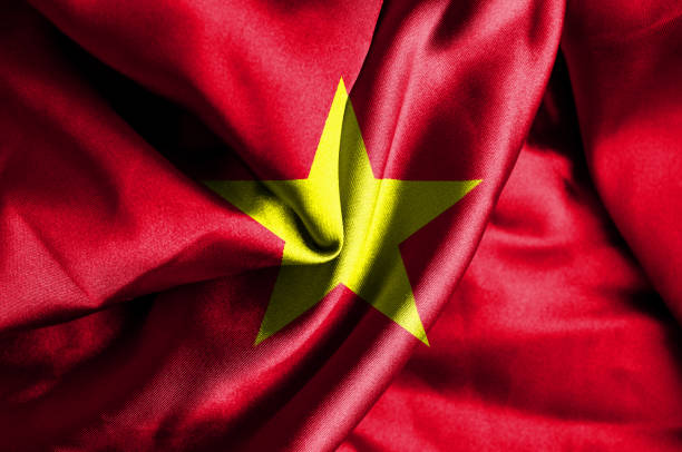 istock Vietnam waving flag 1181726409
