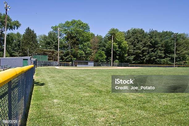 View From Right Field Stock Photo - Download Image Now - Baseball - Sport, Blue, Color Image
