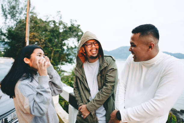 istock Group of Friend Talking with Smartphone 1181728189