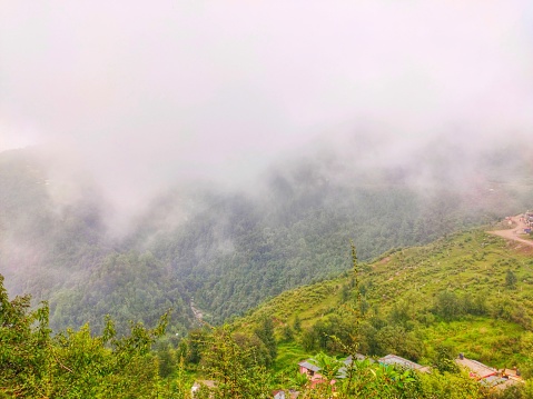 The viewing poin in naddi ,maclodgnaj, dharmshala in Himachal Pradesh