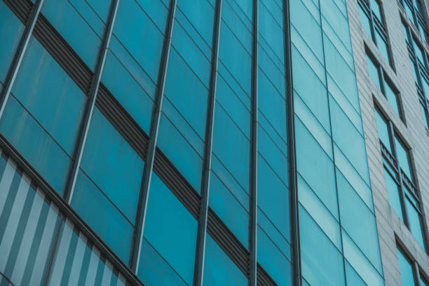 istock Modern office building close up in Hong Kong 1181730475