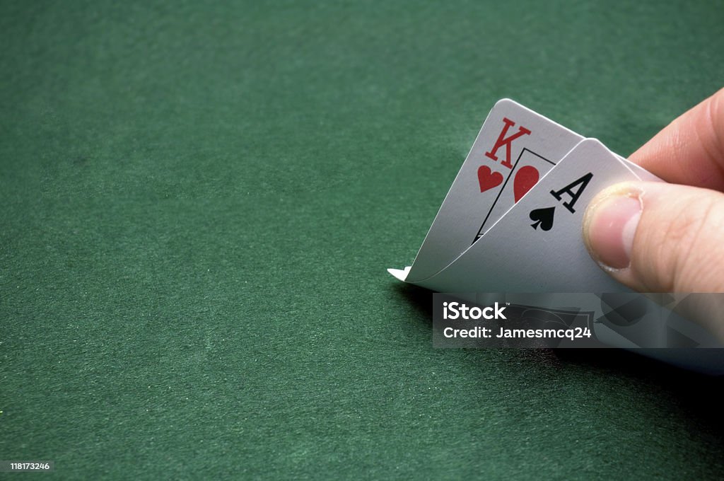 Gagner au Blackjack main - Photo de Blackjack libre de droits