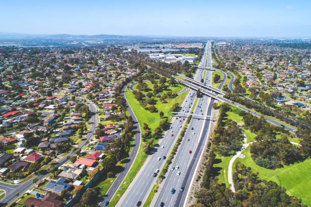 istock Highway interchange in Melbourne, Australia 1181733298