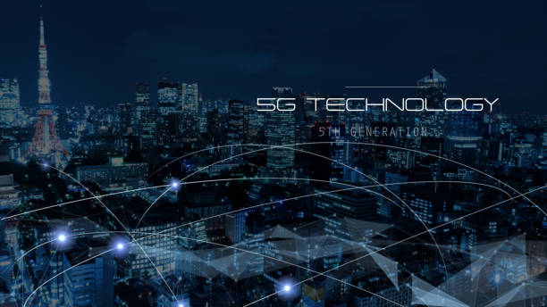 istock 5G and AI technology, Global communication network concept. 1181735431