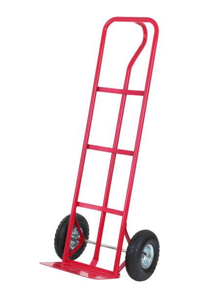 istock A Red Sack Barrow isolated on white with clipping path 1181736408