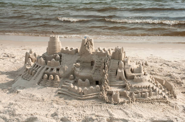 istock Sandcastle in Late Afternoon Sun 1181739452