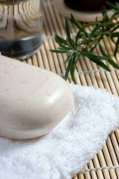 istock Natural Soap with Rosemary 118174011