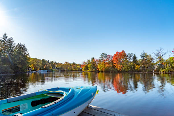 Fall Colors on Huntsville, Ontario, Canada. Ontario, Canada. huntsville ontario stock pictures, royalty-free photos & images