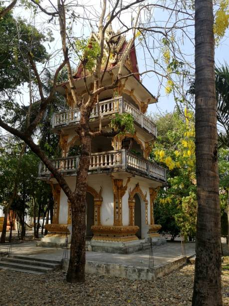 istock Tower at Wat Haysoke in Vientiane, Laos 1181752133