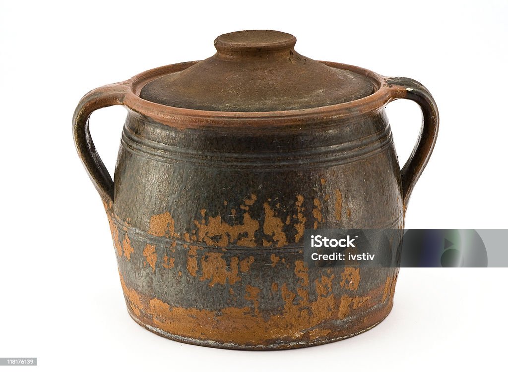 Vaso di argilla - Foto stock royalty-free di Antico - Condizione