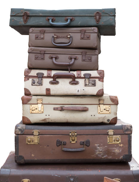 istock Pile of old suitcases 1181765762