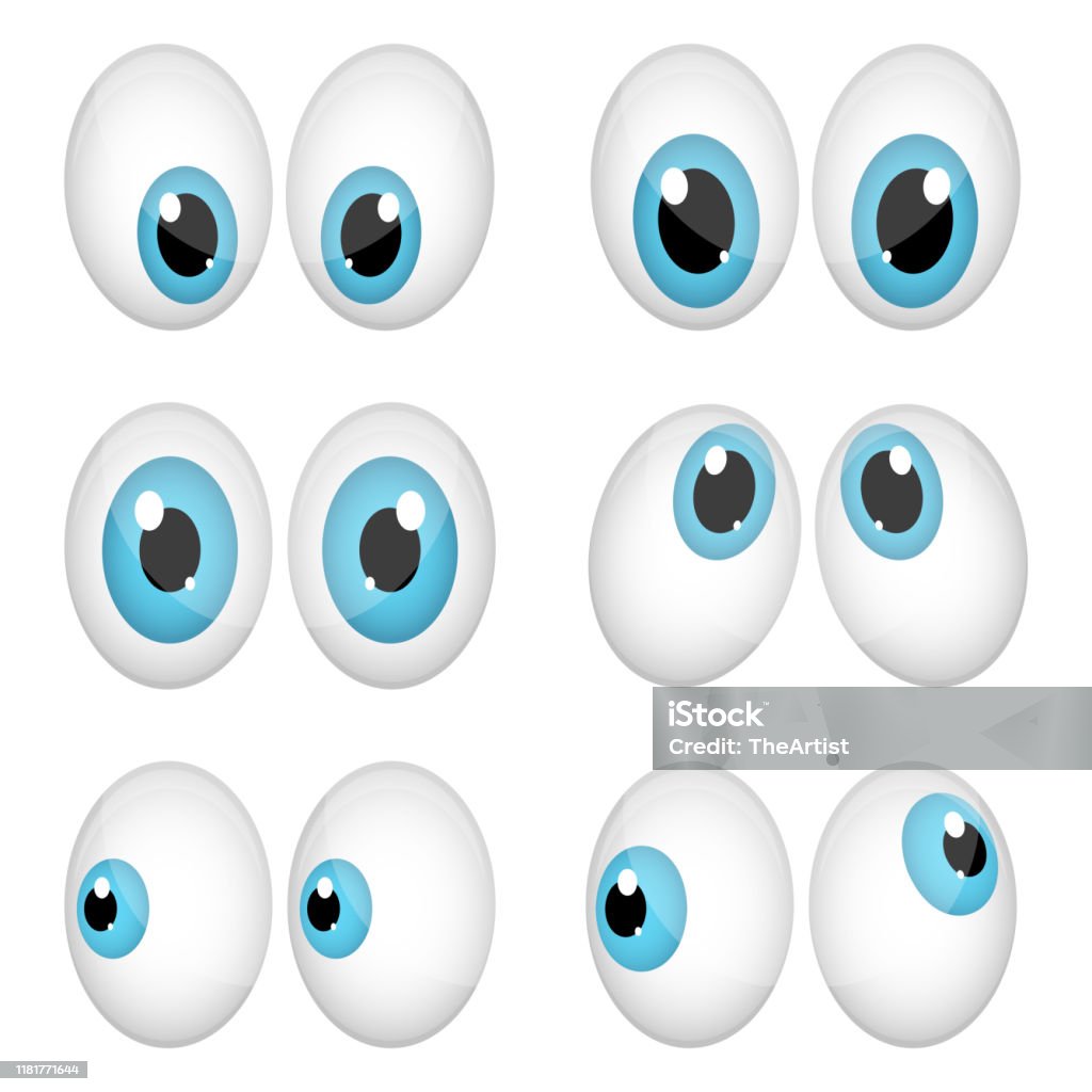 Ilustración de Ilustración De Diseño Vectorial De Ojos De Dibujos Animados Aislada Sobre Fondo Blanco y más Vectores Libres de Derechos de Ojo - iStock Ilustración de Ilustración De Diseño Vectorial De Ojos De Dibujos Animados Aislada Sobre Fondo Blanco y más Vectores Libres de Derechos de Ojo - iStock