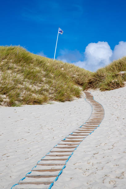 Climb on the way to Amrum lighthouse