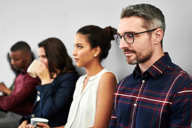 istock Coffee keeps the candidates cool, calm and collected 1181787302