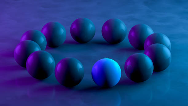 istock 3D Spheres, Teamwork and Leadership Concept 1181794156