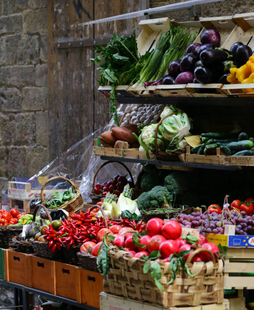 istock Italian vegetable market 1181796190