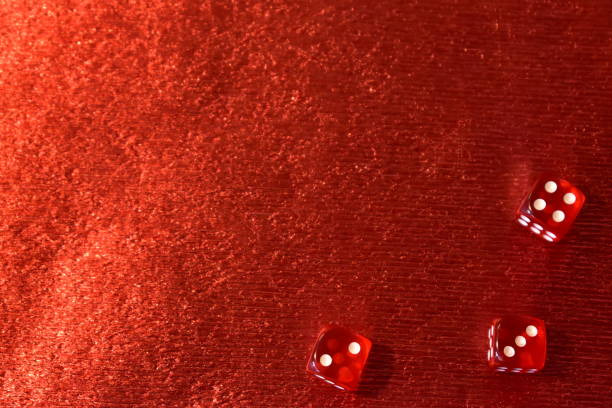 Background with playing dice